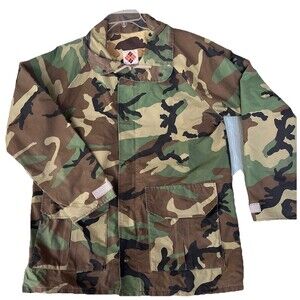 Vintage 80’s Columbia Camo Gore-Tex Jacket Men’s L Made In USA Hooded